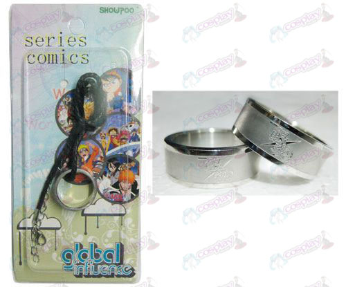 Gin Tama Accessories Frosted Ring Necklace - Rope
