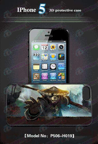 3D mobile phone shell Apple 5 - Kung Fu Panda