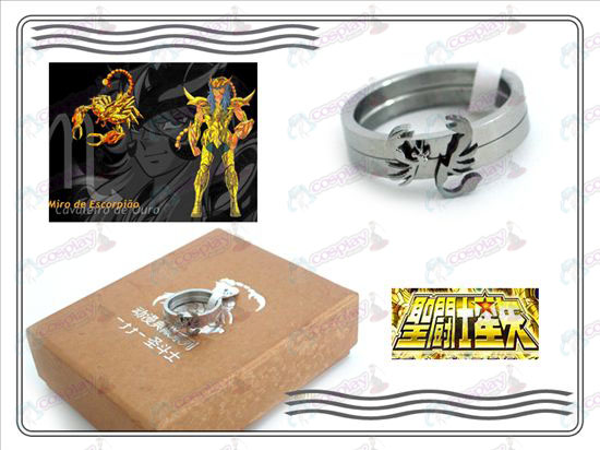 Saint Seiya Accessories scorpion stainless steel couple rings Seiya