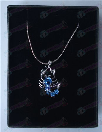 Saint Seiya Accessories scorpion necklace (light blue)