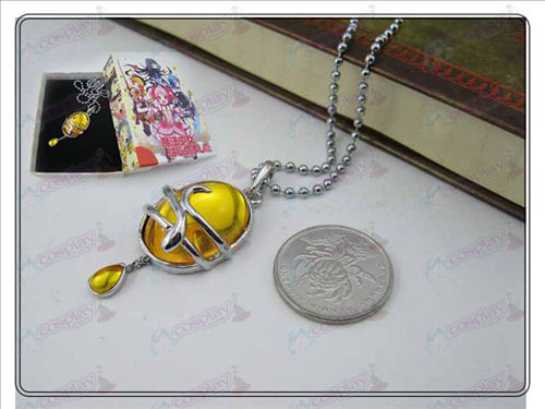 Magical Girl Accessories drop necklace (yellow) boxed