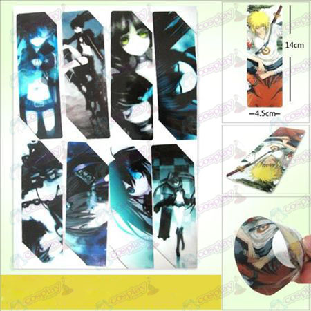 SQ014-Lack Rock Shooter Accessories anime big Bookmarks (5 version of the price)