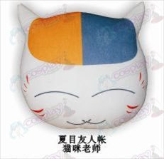 Natsume's Book of Friends Accessories cat teacher plush pillow (squinting)