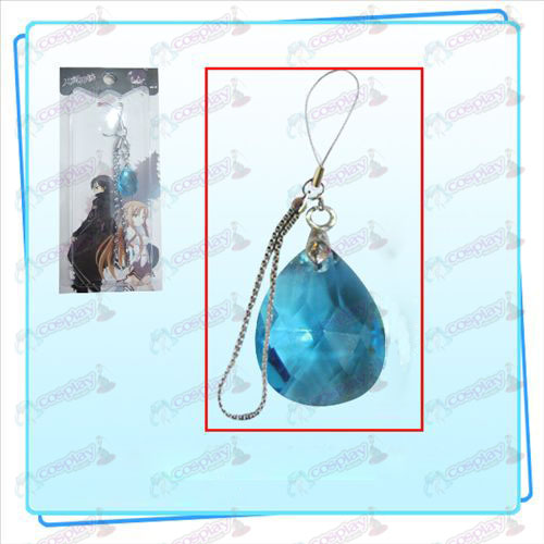 Sword Art Online Accessories Clothing Kazuto Asuna phone knots of the heart (blue