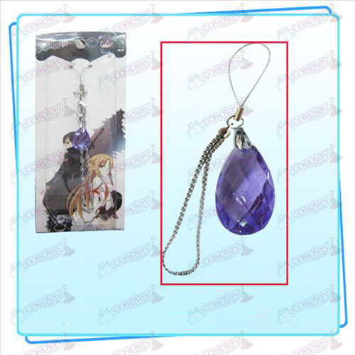 Sword Art Online Accessories Clothing Kazuto Asuna phone knots of the heart (purple