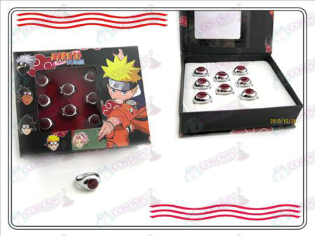 Naruto Xiao Organization boxed (empty) words ring