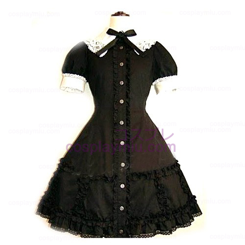 Black Lace Corset Dress Lolita Cosplay Costume