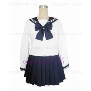 School Uniform Cotton Polyester Cosplay Costume