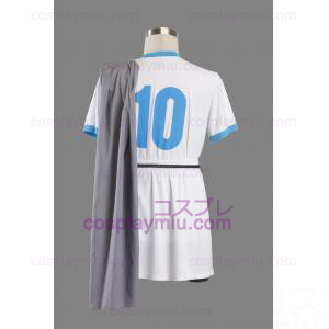 Inazuma Eleven White Soccer Uniform Cosplay Costume