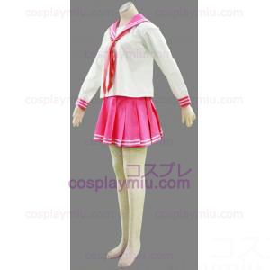 Lucky Star Sakura School Girl Winter School Uniform Cosplay Costume