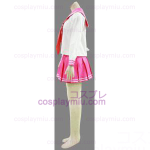 Lucky Star Sakura School Girl Winter School Uniform Cosplay Costume