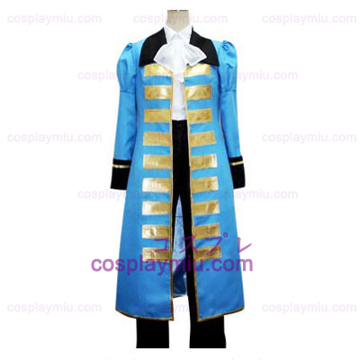 Hetalia: Axis Powers Blue France Cosplay Costume