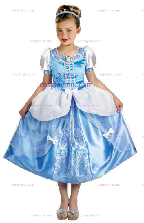 Cinderella Deluxe Childrens Halloween Costume in Size (4-6x)