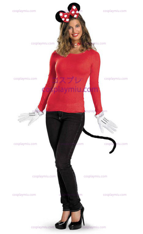 Red Minnie Mouse Adult Costume Kit