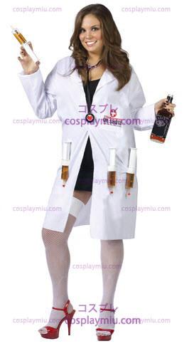 Sexy Dr. Shots Plus Size Costume