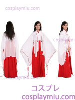 Holy Maiden' s Costume in White and Red