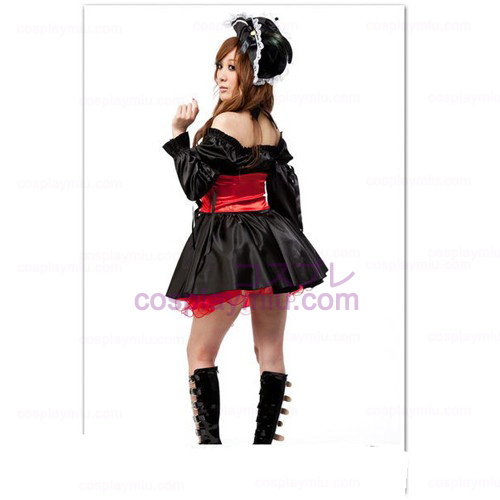 Caribbean Off-The-Shoulder Princess Skirt Lolita Maid Costumes