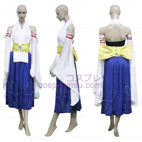 Final Fantasy X-0 Yuna Halloween Cosplay Costume