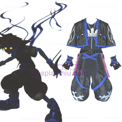 Kingdom Hearts 2 Anti Sora Men Cosplay Costume