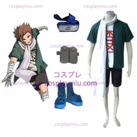 Naruto Akimichi Choujia Cosplay Costume and Accessories Set