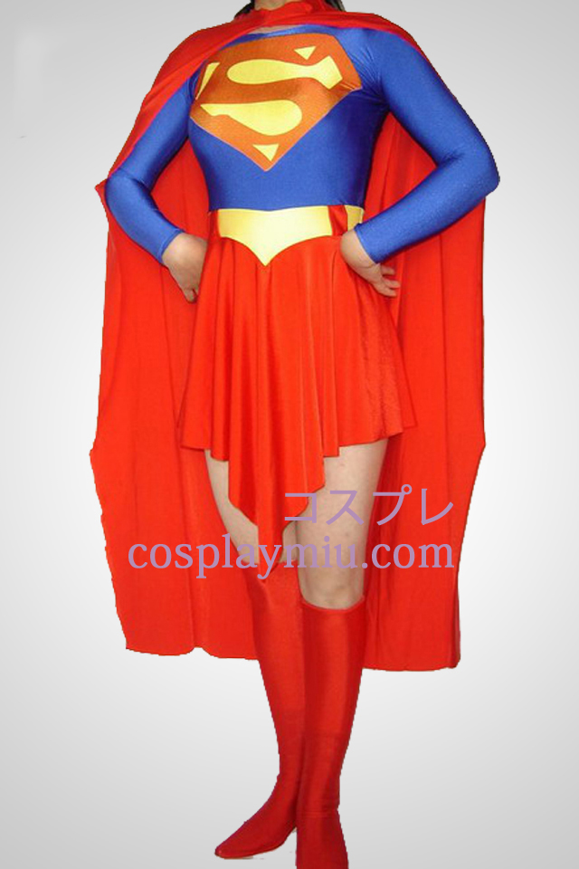 Superwoman Lycra Spandex Zentai Suit