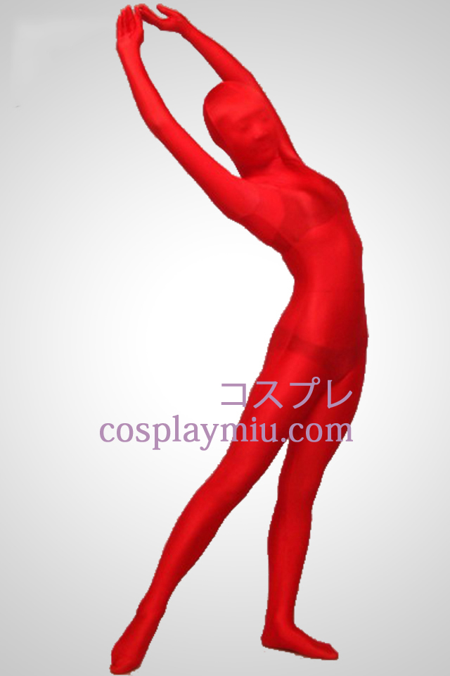 Red Full Body Zentai Suit