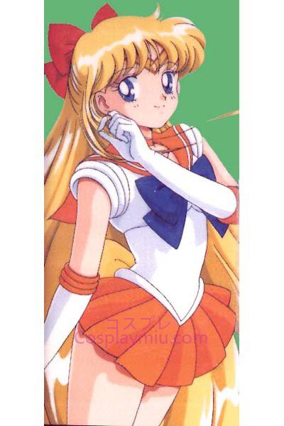 Sailor Moon Aino Minako Sailor Venus Long Cosplay Wig